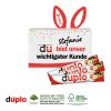 Duplo, 3Er „Osterhase” bunt | ohne Werbeanbringung