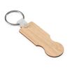 SHOPZ. Schlüsselanhänger aus Bambus mit münzförmigem Ende Natur | ohne Werbeanbringung | Nicht verfügbar | Nicht verfügbar | Nicht verfügbar