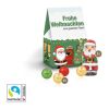 Präsent "Christmas Minis" Mit Fairtrade® Schokolade bunt | ohne Werbeanbringung
