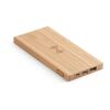 FITCH. Powerbank 5'000 mAh mit 5W wireless Ladegerät aus Bambus Natur | ohne Werbeanbringung | Nicht verfügbar | Nicht verfügbar | Nicht verfügbar