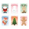 GLIMN. Set aus sechs Bögen mit Weihnachtsfiguren und 3 Bögen mit Aufklebern weiss | ohne Werbeanbringung | Nicht verfügbar | Nicht verfügbar | Nicht verfügbar