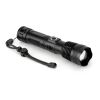 YVIAN. Recycled aluminium rechargeable torch (100% rAL) 10 W schwarz | ohne Werbeanbringung | Nicht verfügbar | Nicht verfügbar | Nicht verfügbar