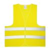 YELLOWSTONE. Reflektorweste aus 100% Polyester Gelb | ohne Werbeanbringung