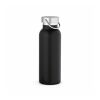 Sado Trinkflasche 560ml aus recy. Edelstahl. Doppelwandig, auslaufsicher.  Schwarz