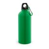 Drava Trinkflasche 530ml, recy. Edelstahl, einwandig. Mit Karabinerhaken Grün