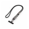 Marconi 2-in-1 Kabel & Handykette, recy. PET, USB-C auf USB-C, 60 W Schwarz