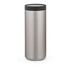 Rhine Thermobecher 600ml aus recy. Edelstahl, doppelwandig, mit 360°-Push-Deckel Silber