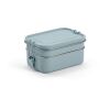 Tintoretto Lunchbox recy.Edelstahl, 1240 ml. Mit seitliche Verschlussklammern Mattblau | ohne Werbeanbringung | Nicht verfügbar | Nicht verfügbar | Nicht verfügbar