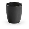 Amur Keramik-Espressotasse. 80 ml. Matte Oberfläche. Hergestellt in Portugal Schwarz | ohne Werbeanbringung | Nicht verfügbar | Nicht verfügbar | Nicht verfügbar
