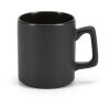 Ganges Keramiktasse 320ml. Matte Oberfläche und stapelbar. Schwarz