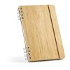 Dante A5 Notizbuch mit Bambuseinband. 196 Seiten aus 70gsm recy. Papier Natur | ohne Werbeanbringung | Nicht verfügbar | Nicht verfügbar | Nicht verfügbar