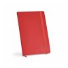 Flaubert A5 Notizbuch aus recy. PU, Softcover, 160 Seiten.FSC®-zertifiziert Rot