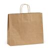Vesuvio XL braune FSC®-Kraftpapiertasche aus Recyclingpapier, 115g/m² Beige | ohne Werbeanbringung | Nicht verfügbar | Nicht verfügbar | Nicht verfügbar