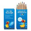 Buntstifte, 6er Set, inklusive Rundumdruck ohne Werbeanbringung
