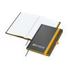 Notizbuch Hardcover Color-Book Ausstattung farbig Gelb | ohne Werbeanbringung | Winkelkaro | Siebdruck-Digital inkl.