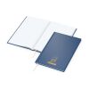 Notizbuch Memo-Book Umfang klein Hardcover matt-farbig Dunkelblau | ohne Werbeanbringung | Punktraster