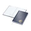 Tageskalender Advance Mo.–So. je 1 Seite Kunstleder-Hardcover Dunkelblau | DIN A5 | Goldprägung | Goldprägung inkl.