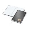 Tageskalender Advance Mo.–So. je 1 Seite Kunstleder-Hardcover Schwarz | DIN A5 | ohne Werbeanbringung | Kupferprägung inkl.