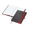 Notizbuch Hardcover Color-Book Ausstattung farbig Rot | DIN A5 | ohne Werbeanbringung | Winkelkaro | Blindprägung inkl.