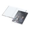 Notizbuch Note-Book Ecken spitz Hardcover individuell bedruckt DIN A4 | ohne Werbeanbringung | glänzend | Winkelkaro