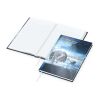 Notizbuch Note-Book Ecken spitz Hardcover individuell bedruckt 4C-Quality | glänzend | Winkelkaro
