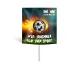 Fußball Kugellolly in Klemmkartonage Digitaldruck
