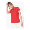 Damen Piqué Cotton Polo weiß | S