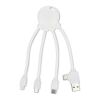 4009| Xoopar Eco Octopus Ladekabel Weiss | ohne Werbeanbringung | Nicht verfügbar | Nicht verfügbar