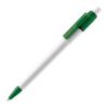 Kugelschreiber Baron Colour Hardcolour Weiss-Grün | 1-farbiger Siebdruck | 180° vom Clip | 45 mm x 25 mm | Nicht verfügbar