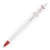 Kugelschreiber Ducal hardcolour Weiss-Rot Weiß | 1-farbiger Siebdruck | 270° vom Clip | 40 mm x 25 mm | Nicht verfügbar
