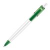 Kugelschreiber Ducal Colour hardcolour Weiss-Grün | 1-farbiger Siebdruck | 90° vom Clip | 40 mm x 25 mm | Nicht verfügbar