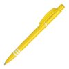 Kugelschreiber Tropic Colour hardcolour Gelb | 1-farbiger Siebdruck | 90° vom Clip | 45 mm x 25 mm | Nicht verfügbar