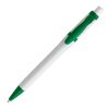 Kugelschreiber Olly hardcolour Weiss-Hellgrün | 1-farbiger Siebdruck | 180° vom Clip | 40 mm x 25 mm | Nicht verfügbar