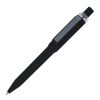 Ozzy-Stift mit Soft-Touch Schwarz | 3D Digitaldruck | 90° vom Clip | 42 mm x 8 mm