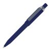 Ozzy-Stift mit Soft-Touch Dunkelblau | 3D Digitaldruck | 90° vom Clip | 42 mm x 8 mm