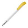 KS Apollo Metall Tip HC Weiss-Gelb | 1-farbiger Tampondruck | Clip | 25 mm x 6 mm | Nicht verfügbar