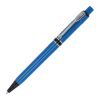 Kugelschreiber Raja Extra Hellblau-Schwarz | 1-farbiger Siebdruck | 270° vom Clip | 40 mm x 25 mm | Nicht verfügbar
