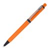 Kugelschreiber Raja Extra Orange-Schwarz | 1-farbiger Siebdruck | 90° vom Clip | 40 mm x 25 mm | Nicht verfügbar