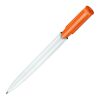 Kugelschreiber S40 Colour hardcolour Weiss-Orange | 1-farbiger Tampondruck | in Verlängerung vom Clip | 40 mm x 8 mm | Nicht verfügbar