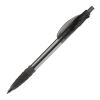 Kugelschreiber Cosmo Transparent Schwarz-Schwarz | 1-farbiger Siebdruck | 270° vom Clip | 33 mm x 25 mm | Nicht verfügbar