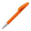 Kugelschreiber Slash soft touch R-ABS Orange | 3D Digitaldruck | 90° vom Clip | 55 mm x 6 mm | Nicht verfügbar