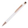 Kugelschreiber Prag Roségold R-AL Weiss | ohne Werbeanbringung | Nicht verfügbar | Nicht verfügbar