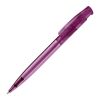 Kugelschreiber Avalon Transparent Transparent Violett-Transparent Violett | 1-farbiger Siebdruck | 90° vom Clip | 50 mm x 25 mm | Nicht verfügbar