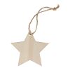 Sternförmiges Weihnachtsornament aus Holz Natur | ohne Werbeanbringung | Nicht verfügbar | Nicht verfügbar