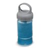 Fitness-Handtuch Blau Weiss