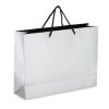 FSC Papier Geschenktasche 40 x 12 x 30cm 200g/m² Silber | ohne Werbeanbringung | Nicht verfügbar | Nicht verfügbar
