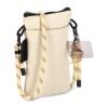 Crossbody Beutel mit Paracord Gurt Beige | Digital Transferdruck | Fach | 50 mm x 70 mm