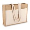 Jute Tragetasche OEKO-TEX® 45 x 12 x 35cm 320g/m² Ecru | ohne Werbeanbringung | Nicht verfügbar | Nicht verfügbar