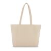 Baumwoll-Tragetasche mit Reißverschluss OEKO-TEX® 47 x 11 x 35cm 320g/m² Ecru | ohne Werbeanbringung | Nicht verfügbar | Nicht verfügbar