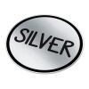 Vinyl Sticker Rund Ø 17 mm Silber | 1-farbiger Digitaler Aufkleber | Seite 1 | Ø 17 mm | Nicht verfügbar